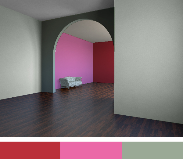 split complementary color scheme interior design